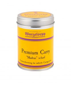 Wurzelsepp Gewuerz Premium Curry Madras Scharf Dose